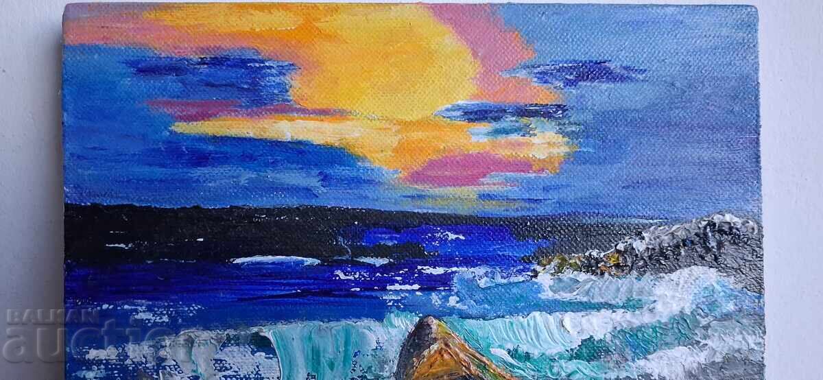 Auction  Old painting.