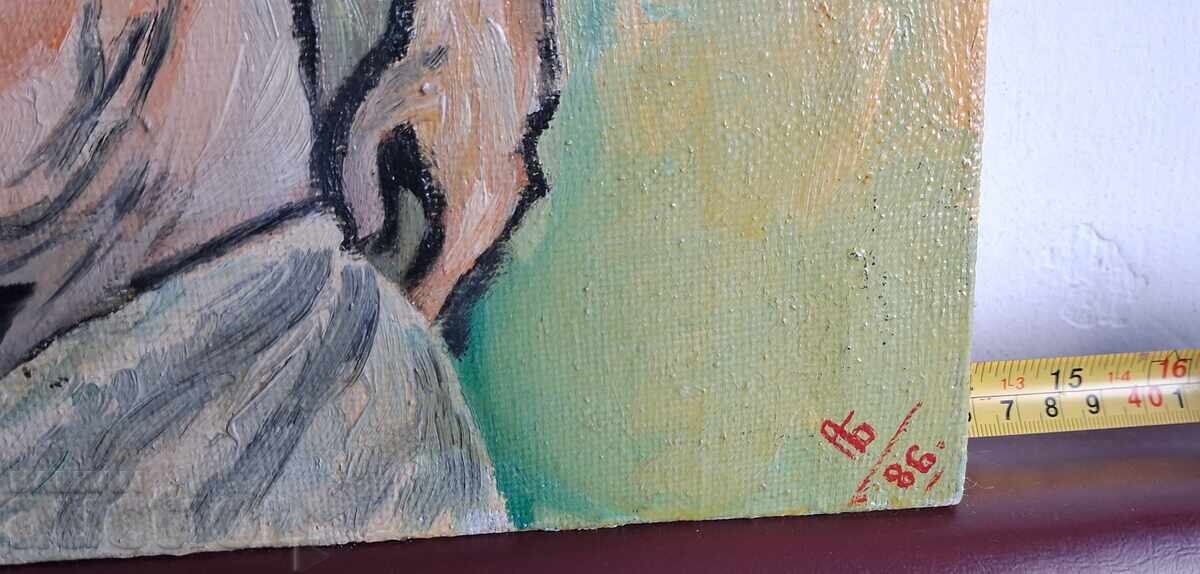 Tablou vechi, semnat! cu preț € 35.00 | 68.45 BGN