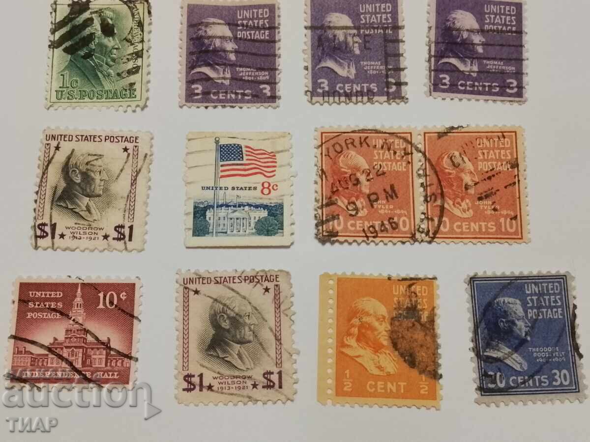 timbre poștale SUA-0,01 cenți