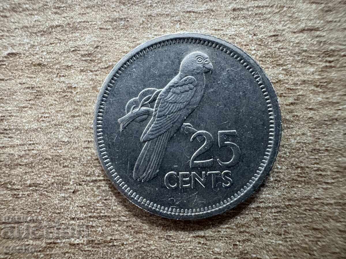 Seychelles - 25 cenți (1982)