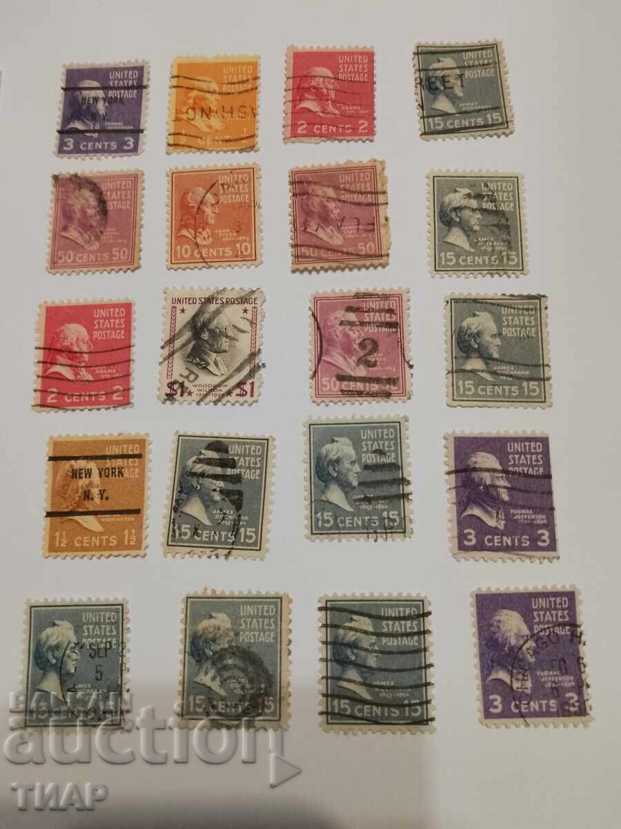 timbre poștale SUA-0,01 cenți