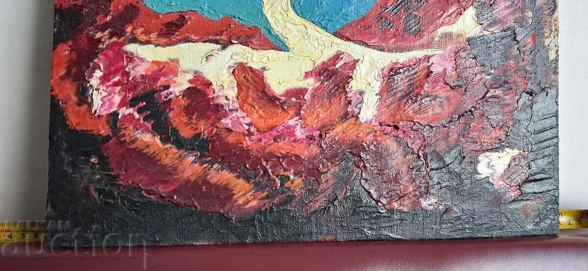 Δημοπρασία Παλιά ζωγραφιά, υπογεγραμμένη!