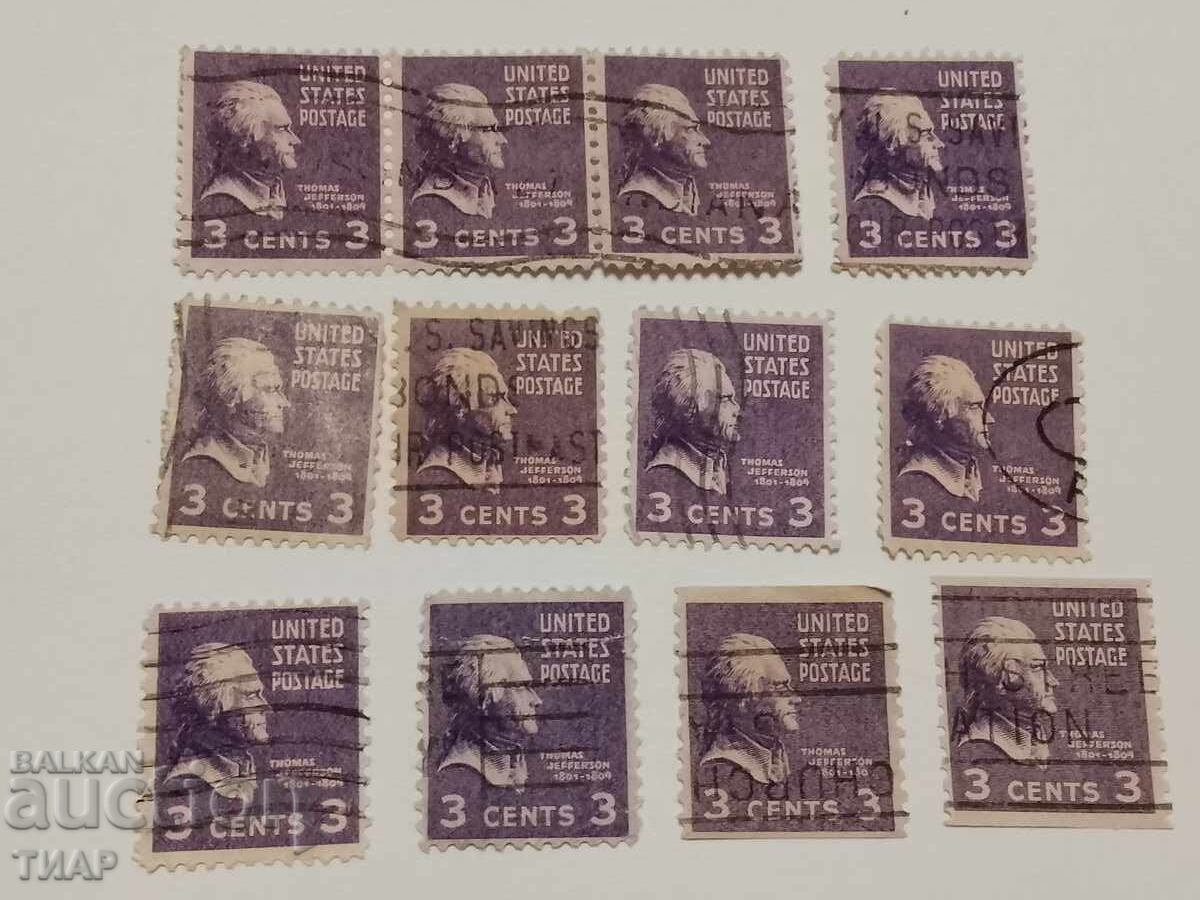 Postage stamps USA-0.01 cents Postage stamps USA-0.01 cents