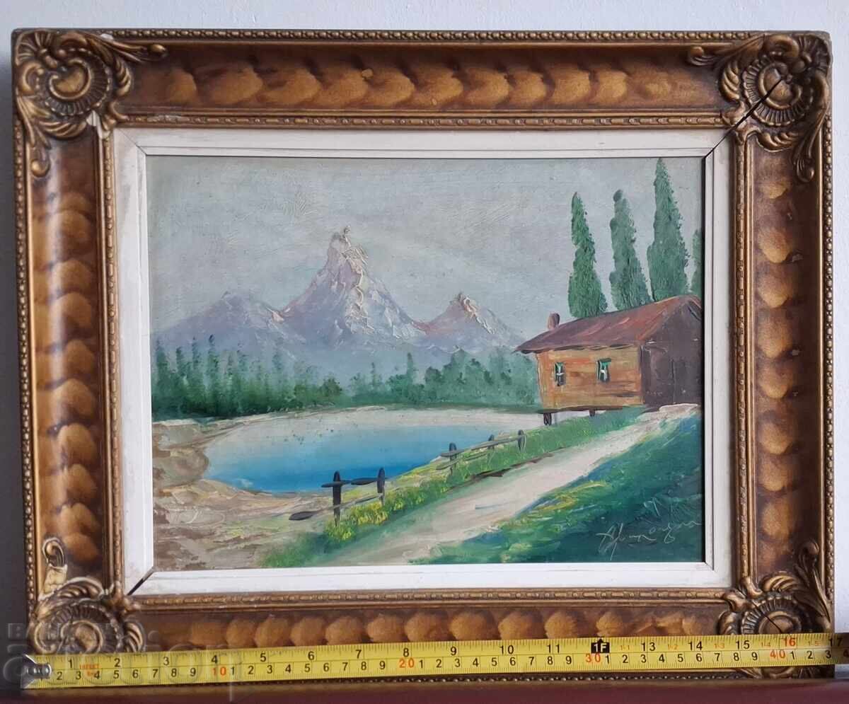 Tablou vechi, semnat!