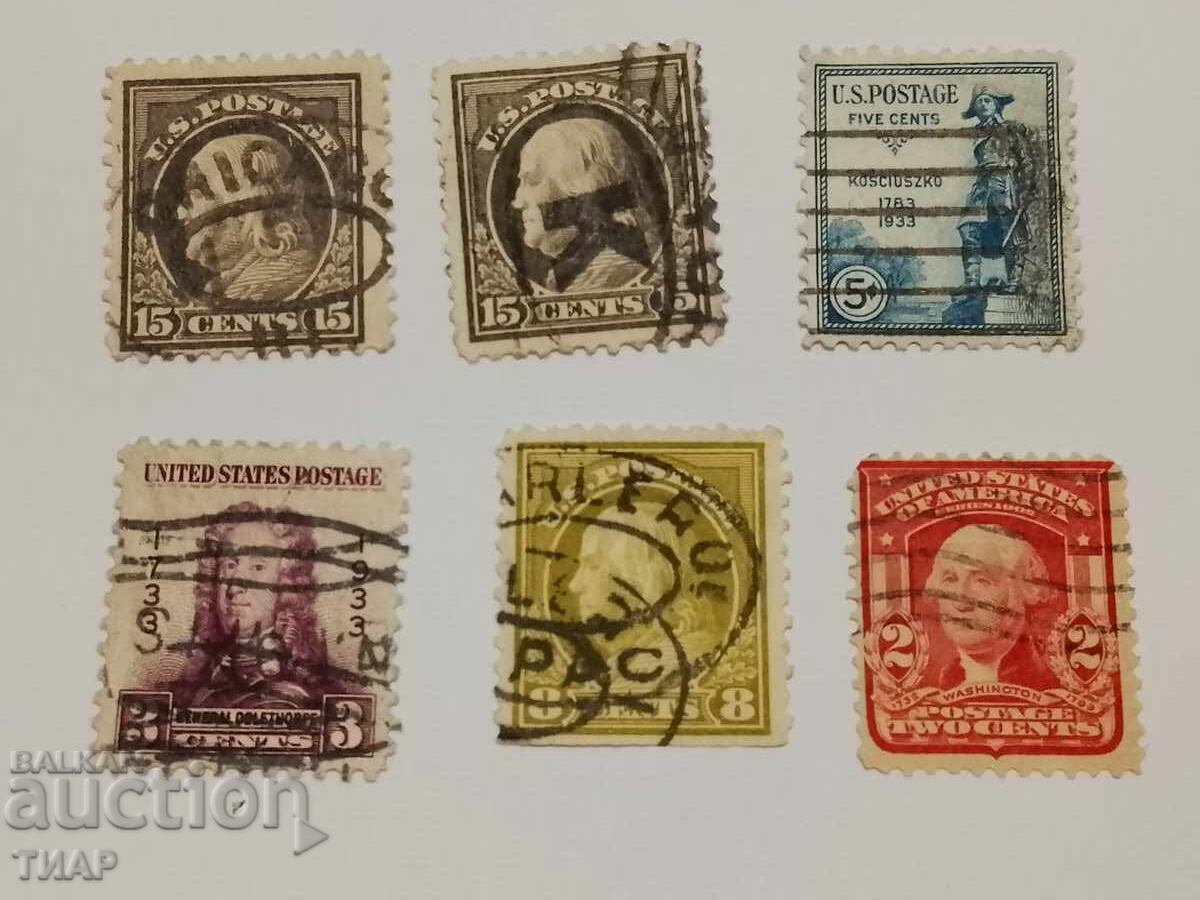 Postage stamps USA-0.01 cents Postage stamps USA-0.01 cents