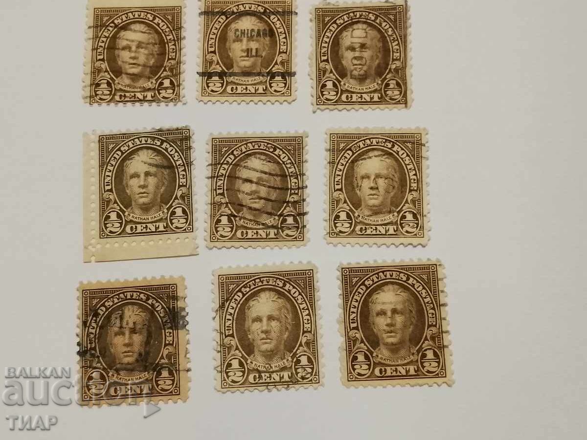 Postage stamps USA-0.01 cents Postage stamps USA-0.01 cents