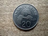 Singapore - 20 cents (1988)
