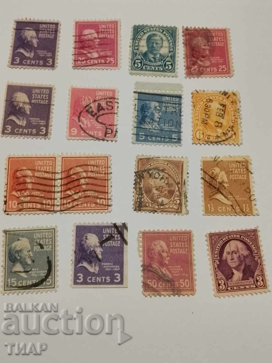 timbre poștale SUA-0,01 cenți