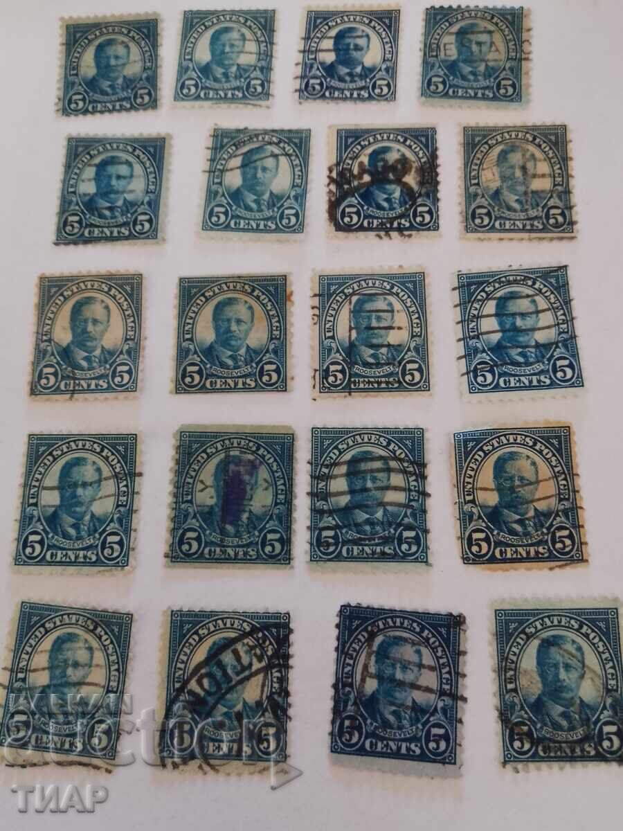 timbre poștale SUA-0,01 cenți