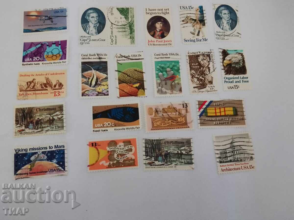 Postage stamps USA-0.01 cents Postage stamps USA-0.01 cents