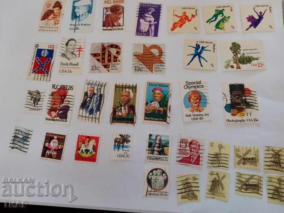 Postage stamps USA-0.01 cents