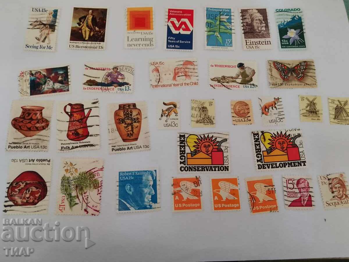 Postage stamps USA-0.01 cents Postage stamps USA-0.01 cents