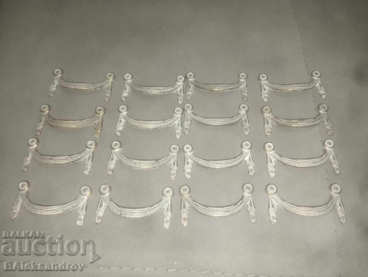 Lot of brass furniture elements Lot of brass furniture elements