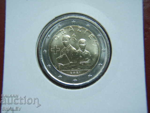2 Euro 2021 Italy "Healthcare Workers" /Italy/ - Uncirculated (2 Euro)
