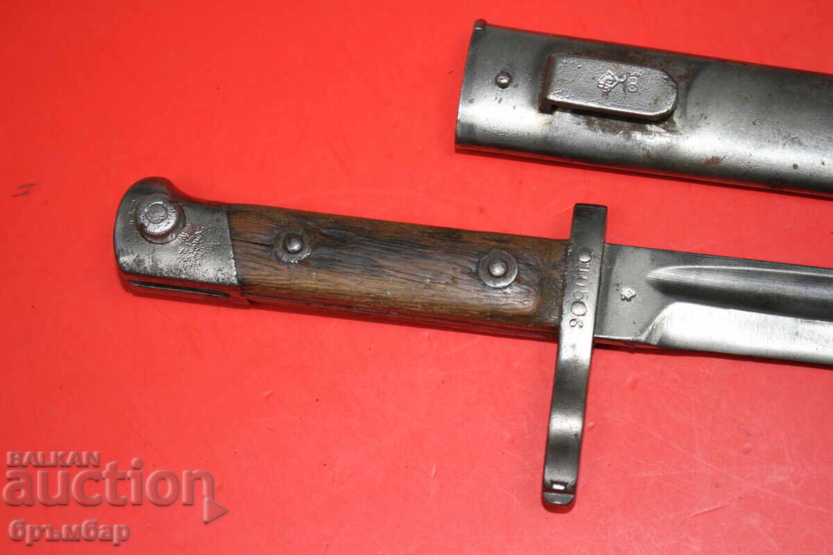 Δημοπρασία Αυστριακό ξιφολόγχη για τουφέκι Mannlicher M95 με σκοπευτικό Δημοπρασία Αυστριακό ξιφολόγχη για τουφέκι Mannlicher M95 με σκοπευτικό