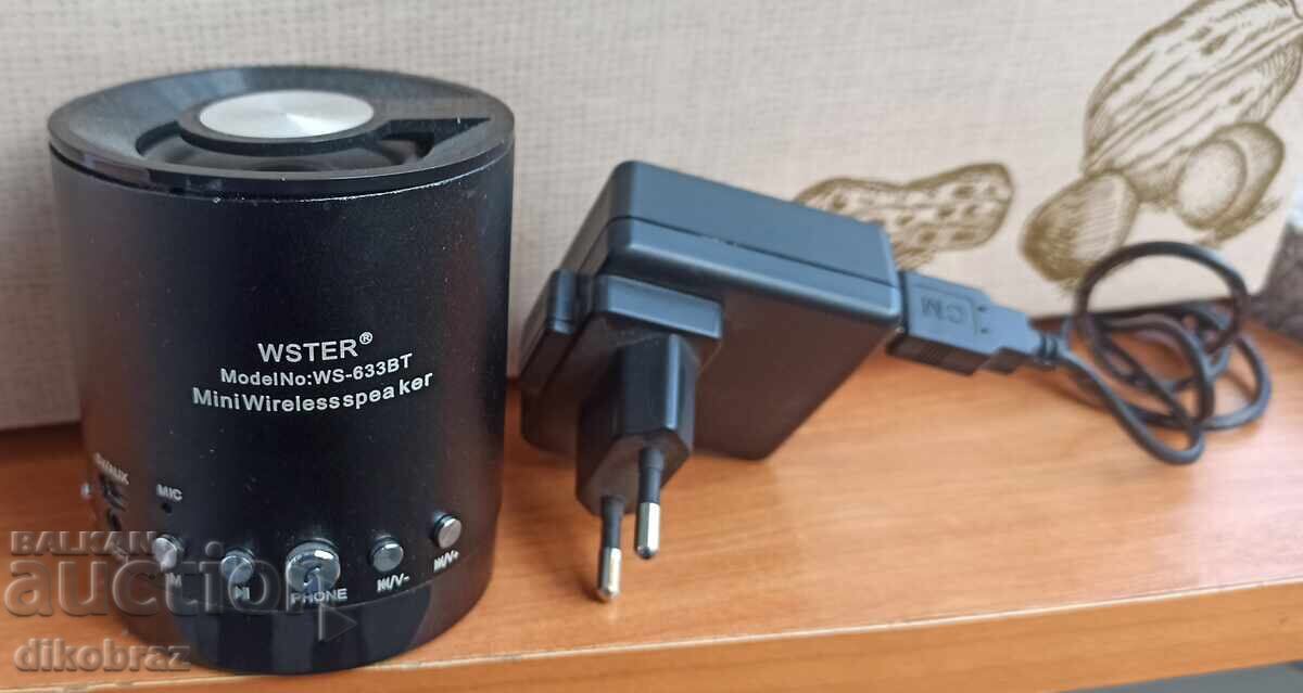 Boxă portabilă cu Bluetooth WS-633BT - pentru 6 €uro Boxă portabilă cu Bluetooth WS-633BT - pentru 6 €uro