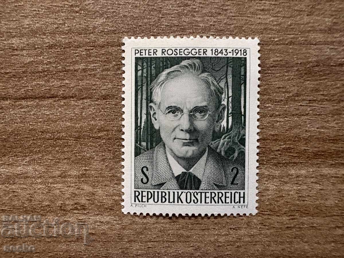 Austria - 50 Years Since the Death of Peter Rosegger (1968) MNH Austria - 50 Years Since the Death of Peter Rosegger (1968) MNH