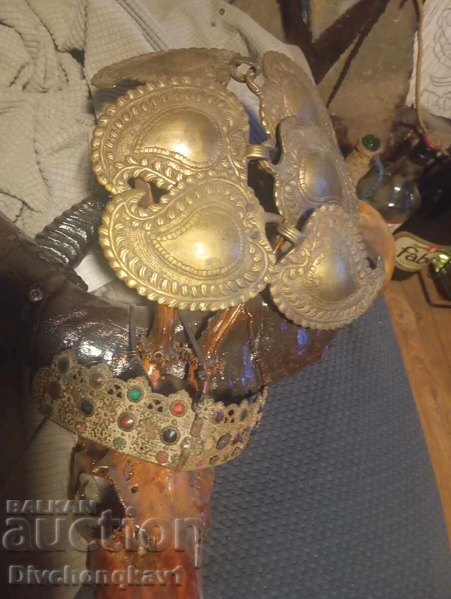 Authentic Revival-era buckles + belt