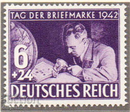 1942. Γερμανία Ράιχ. Ημέρα γραμματοσήμου