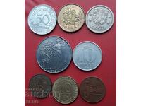 Lot mixt de 8 monede
