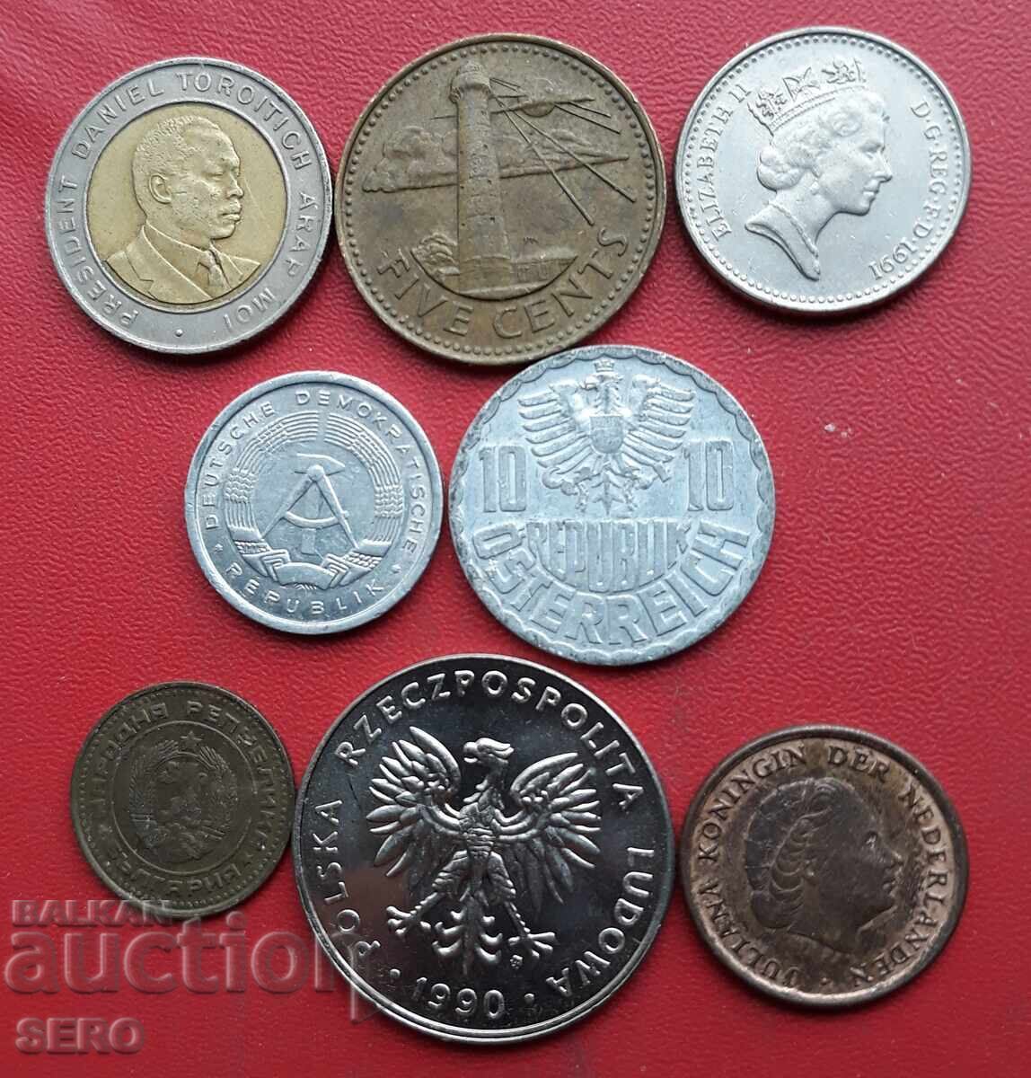 Смесен лот от 8 монети с цена € 0.51 | 1.00 лв. Смесен лот от 8 монети с цена € 0.51 | 1.00 лв.