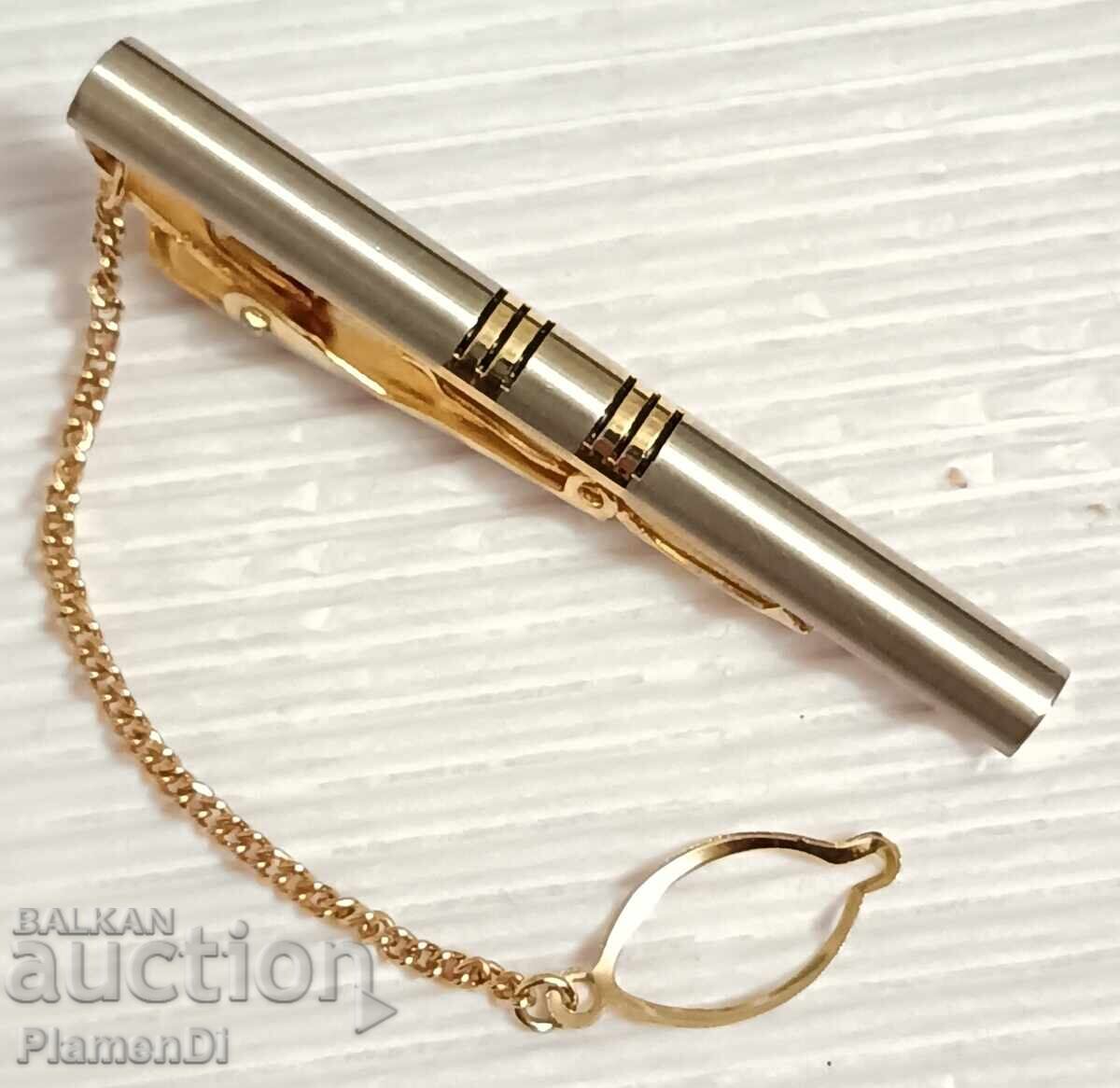 Tie clip and tie pin