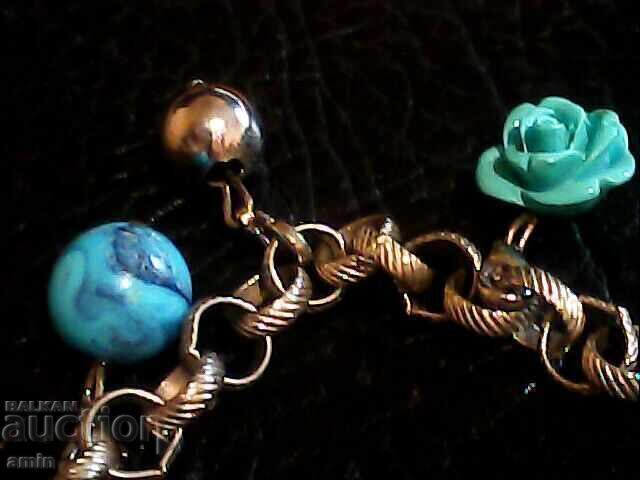 Beautiful turquoise bracelet with price € 3.07 | 6.00 BGN