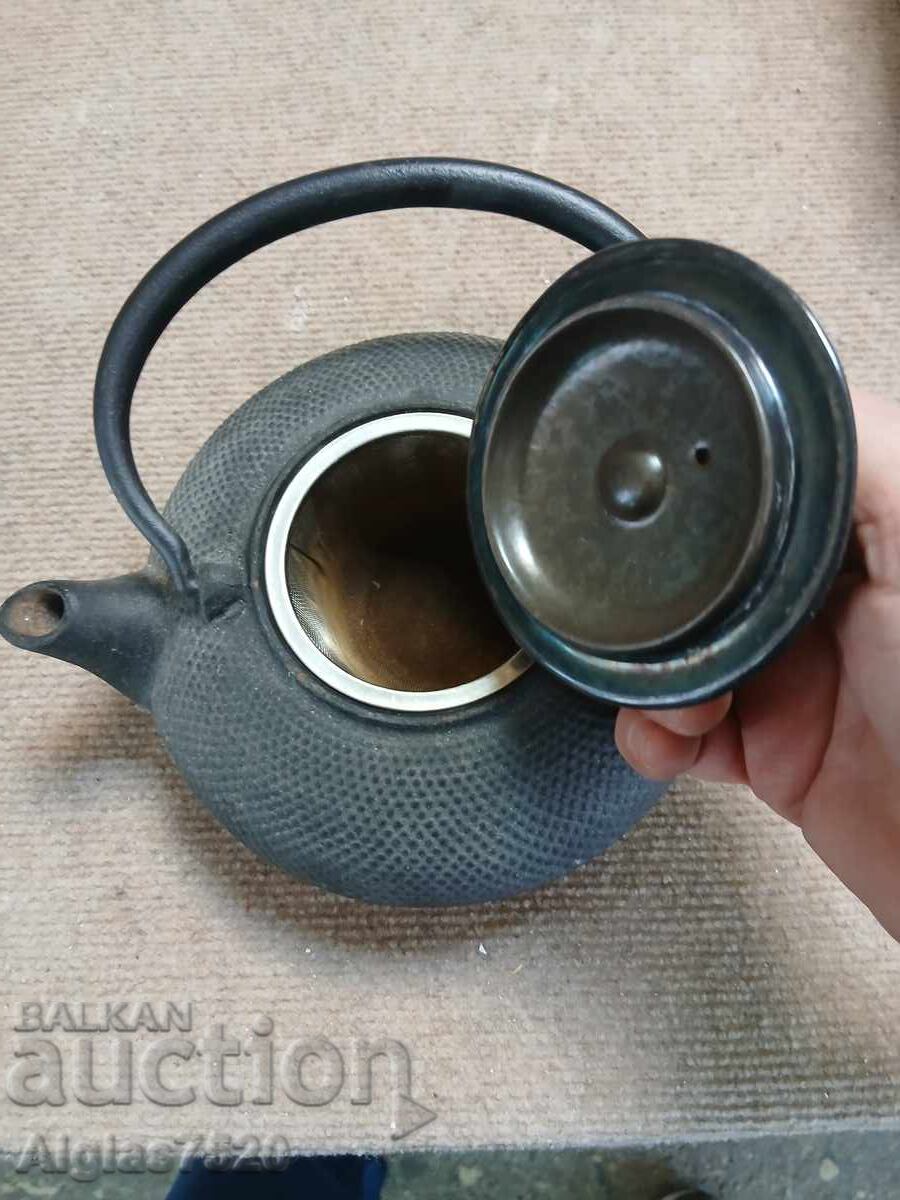 Ceainic vechi din fontă - 5