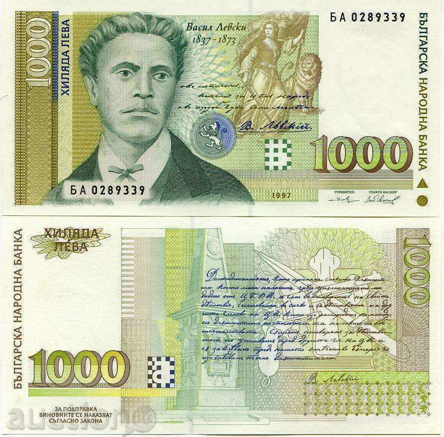 +++ ΒΟΥΛΓΑΡΙΑ 1000 BGN R 105 1997 UNC +++ +++ ΒΟΥΛΓΑΡΙΑ 1000 BGN R 105 1997 UNC +++