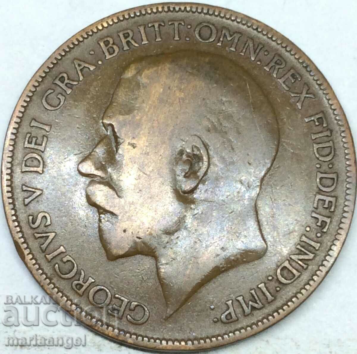 Μεγάλη Βρετανία 1 Penny 1921 30mm George 6 Bronze - 7 Μεγάλη Βρετανία 1 Penny 1921 30mm George 6 Bronze - 7