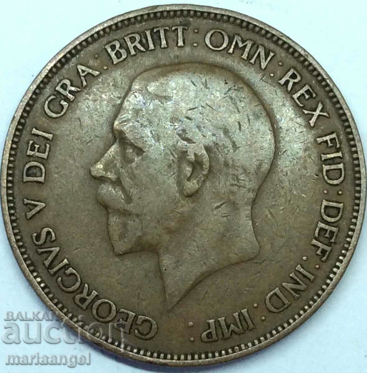 United Kingdom 1 Penny 1928 George V 30mm Bronze with price € 2.99 | 5.85 BGN