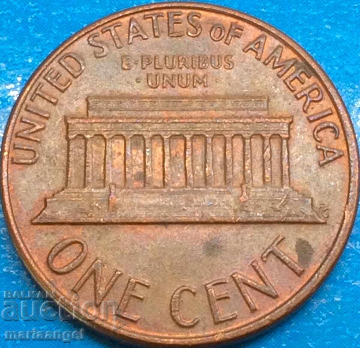 1 Λεπτό 1975 ΗΠΑ Πρόεδρος Λίνκολν με τιμή € 1.49 | 2.91 BGN