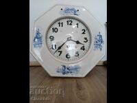 Ceramic old wall clock