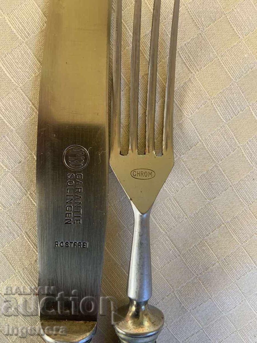 KNIFE FORK BRANDED DINNER SET - SOLINGEN with price € 32.00 | 62.59 BGN KNIFE FORK BRANDED DINNER SET - SOLINGEN with price € 32.00 | 62.59 BGN