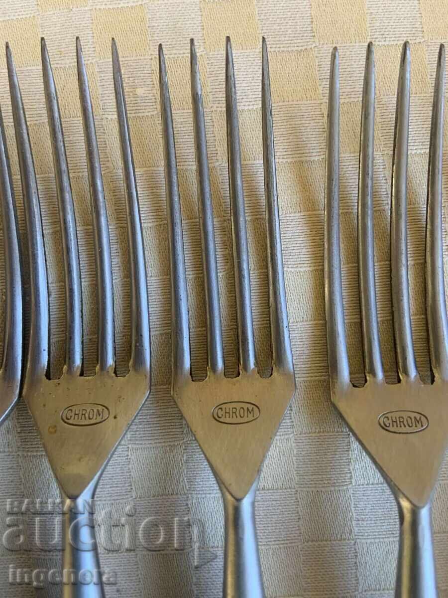KNIFE FORK BRANDED DINNER SET - SOLINGEN - 5 KNIFE FORK BRANDED DINNER SET - SOLINGEN - 5