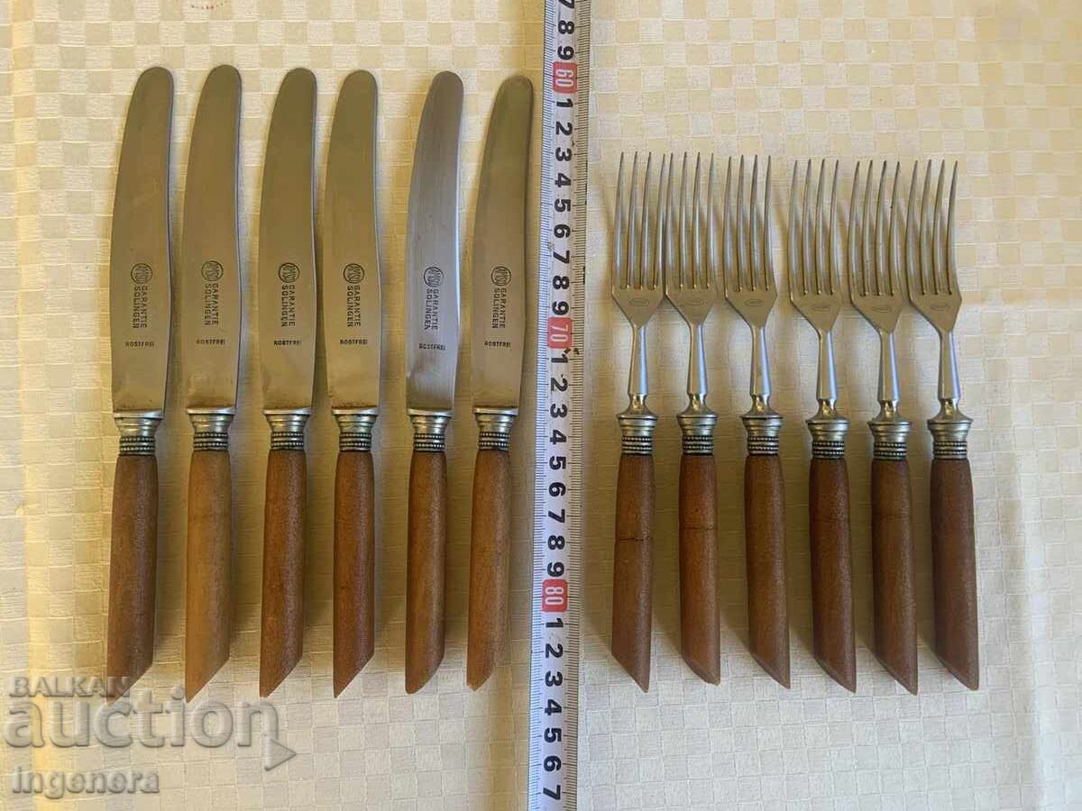 KNIFE FORK BRANDED DINNER SET - SOLINGEN KNIFE FORK BRANDED DINNER SET - SOLINGEN