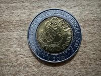 San Marino - 500 lire (1992) - 500 ani de la descoperirea