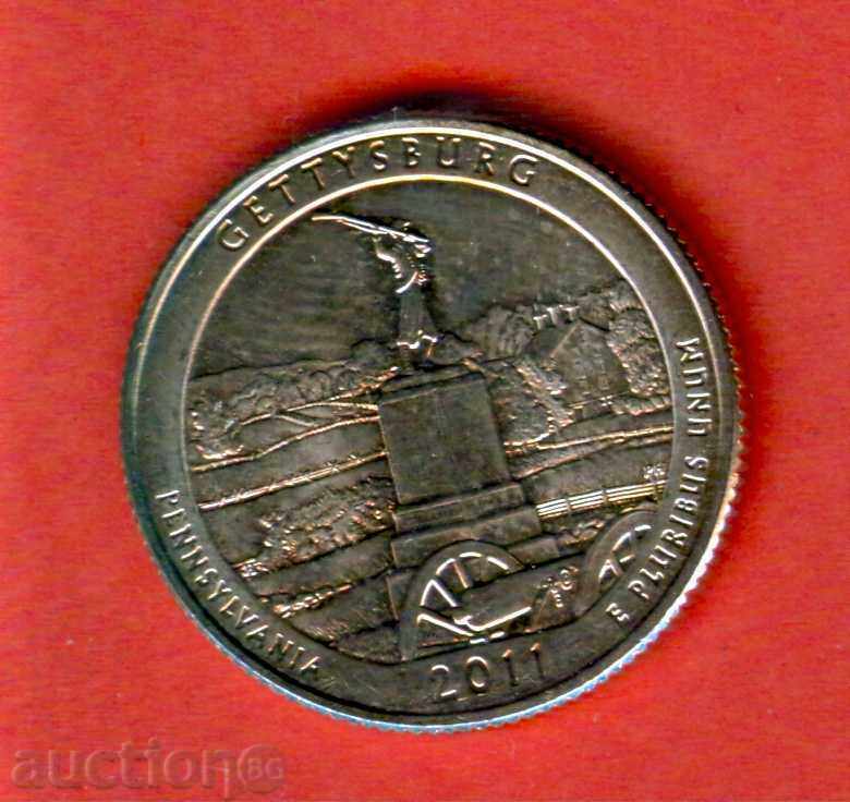 USA USA 25 cent issue issue 2011 P PENNSYLVANIA NEW UNC USA USA 25 cent issue issue 2011 P PENNSYLVANIA NEW UNC