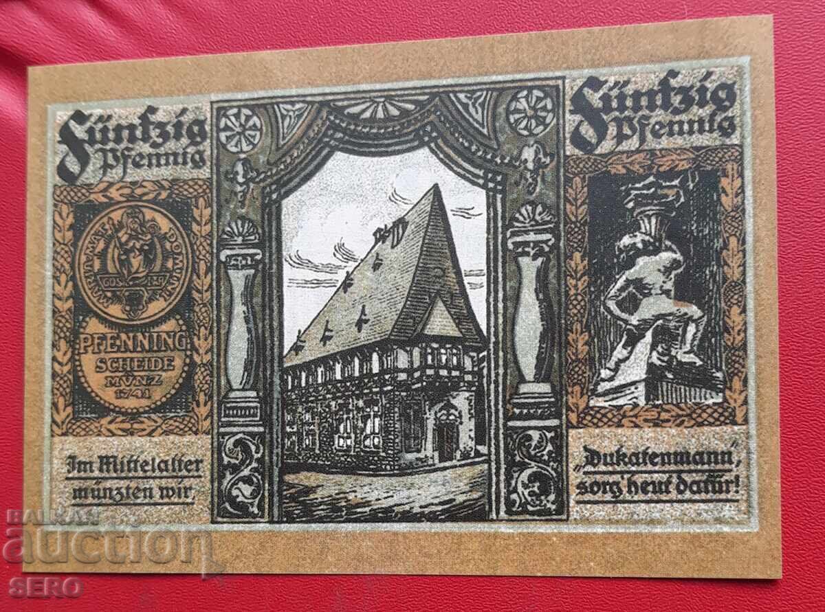 Банкнота-Германия-Саксония-Гослар-50 пфенига1920 с цена € 1.01 | 1.98 лв. Банкнота-Германия-Саксония-Гослар-50 пфенига1920 с цена € 1.01 | 1.98 лв.