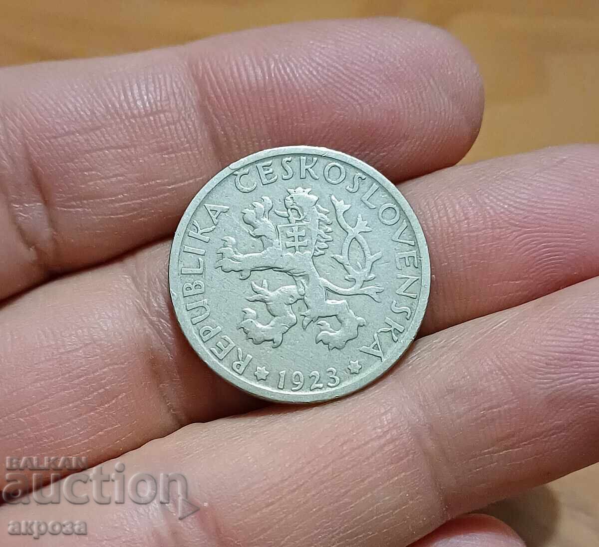 1 крона Чехословакия 1923 с цена € 1.50 | 2.93 лв.