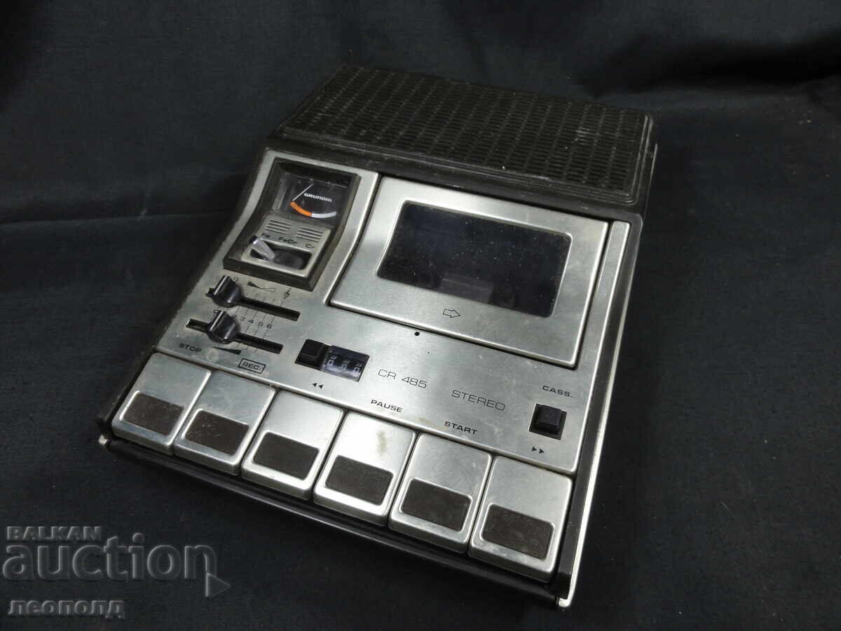 BZTS ΣΤΑΡ ΡΕΤΡΟ ΤΡΑΝΖΙΣΤΟΡ ΚΑΣΕΤΟΦΩΝΟ ΔΙΚΤΑΦΩΝΟ GRUNDIG CR 485a