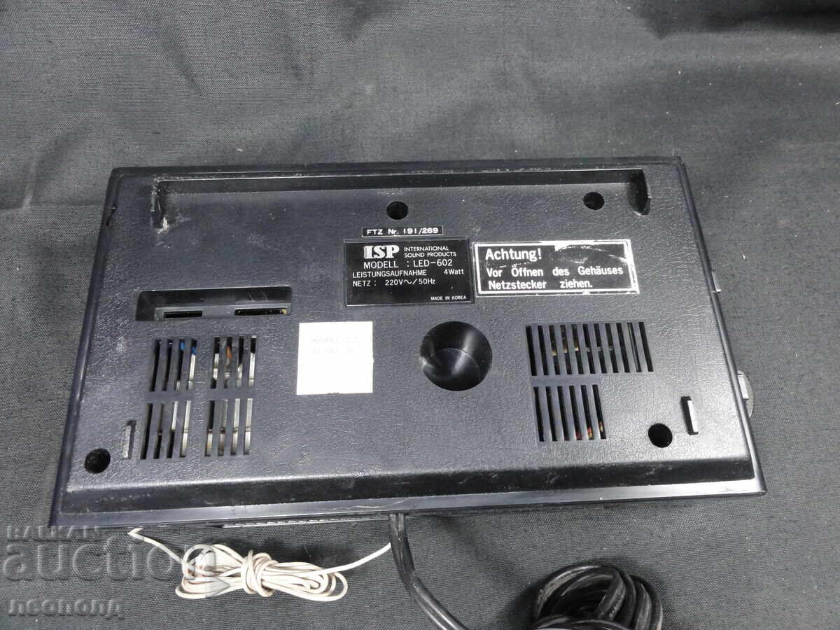 BZTC STAR RETRO TRANSISTOR RADIO LED CLOCK ISP - 6 BZTC STAR RETRO TRANSISTOR RADIO LED CLOCK ISP - 6