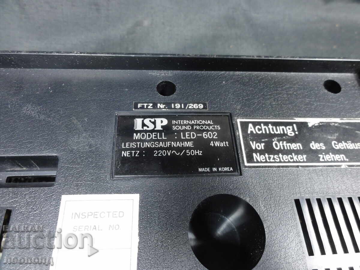 BZTC STAR RETRO TRANSISTOR RADIO LED CLOCK ISP - 7 BZTC STAR RETRO TRANSISTOR RADIO LED CLOCK ISP - 7