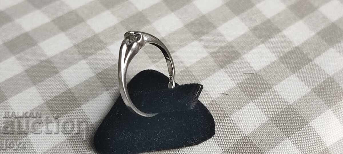 Доставка на СРЕБЪРЕН ПРЪСТЕН с ЦИРКОН 1.30 гр./проба 925 Доставка на СРЕБЪРЕН ПРЪСТЕН с ЦИРКОН 1.30 гр./проба 925