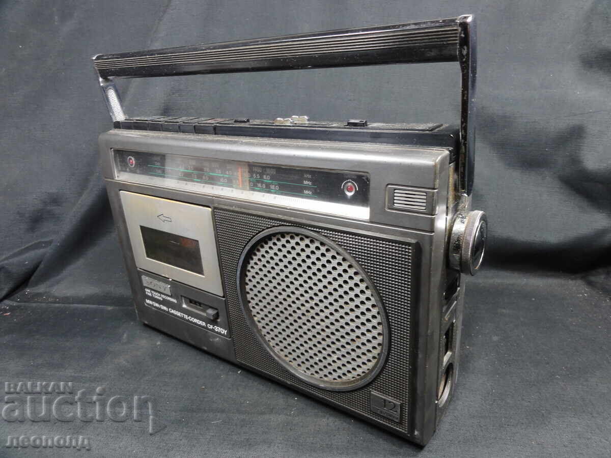 BZTS ΣΤΑΡ ΡΕΤΡΟ ΤΡΑΝΖΙΣΤΟΡ ΡΑΔΙΟ ΚΑΣΕΤΟΦΩΝΟ SONY CF-370Y με τιμή € 21.00 | 41.07 BGN BZTS ΣΤΑΡ ΡΕΤΡΟ ΤΡΑΝΖΙΣΤΟΡ ΡΑΔΙΟ ΚΑΣΕΤΟΦΩΝΟ SONY CF-370Y με τιμή € 21.00 | 41.07 BGN