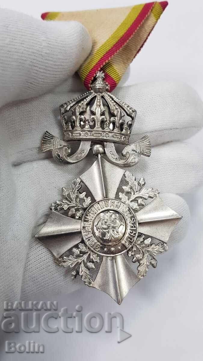 Βασιλικό παράσημο για Πολιτική Αξία 6ης τάξης με κορώνα Βόρις - 7