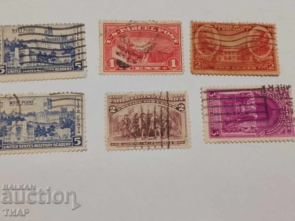 timbre poștale SUA-0,01 cenți