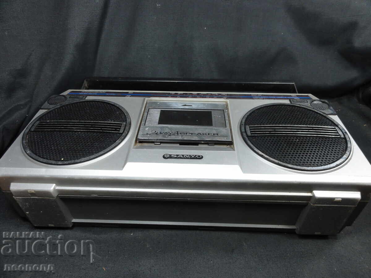 BZTS ΣΤΑΡ ΡΕΤΡΟ ΤΡΑΝΖΙΣΤΟΡ ΡΑΔΙΟ ΚΑΣΕΤΟΦΩΝΟ SANYO M 9802AK - 6 BZTS ΣΤΑΡ ΡΕΤΡΟ ΤΡΑΝΖΙΣΤΟΡ ΡΑΔΙΟ ΚΑΣΕΤΟΦΩΝΟ SANYO M 9802AK - 6