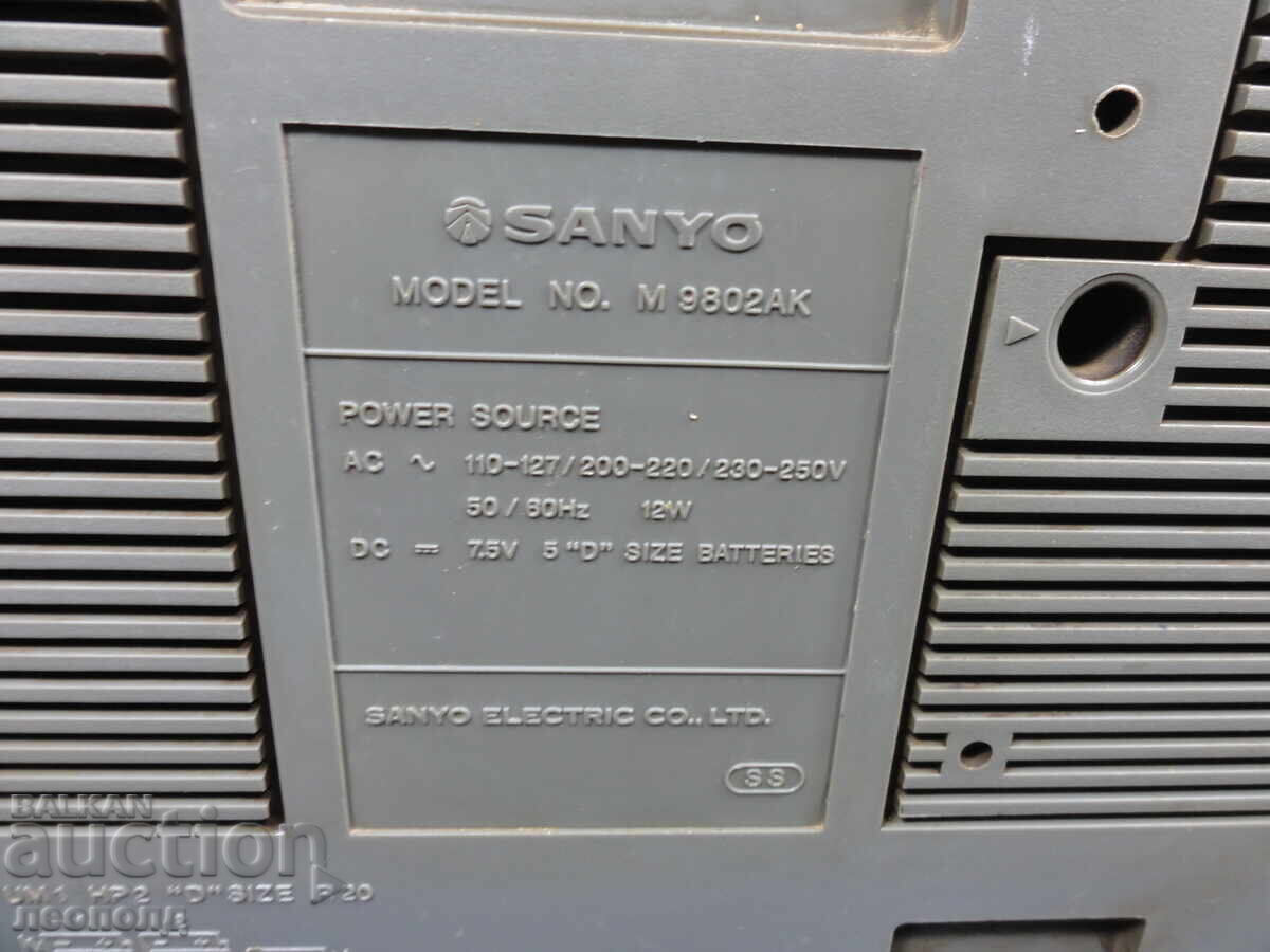 BZTS ΣΤΑΡ ΡΕΤΡΟ ΤΡΑΝΖΙΣΤΟΡ ΡΑΔΙΟ ΚΑΣΕΤΟΦΩΝΟ SANYO M 9802AK - 7 BZTS ΣΤΑΡ ΡΕΤΡΟ ΤΡΑΝΖΙΣΤΟΡ ΡΑΔΙΟ ΚΑΣΕΤΟΦΩΝΟ SANYO M 9802AK - 7