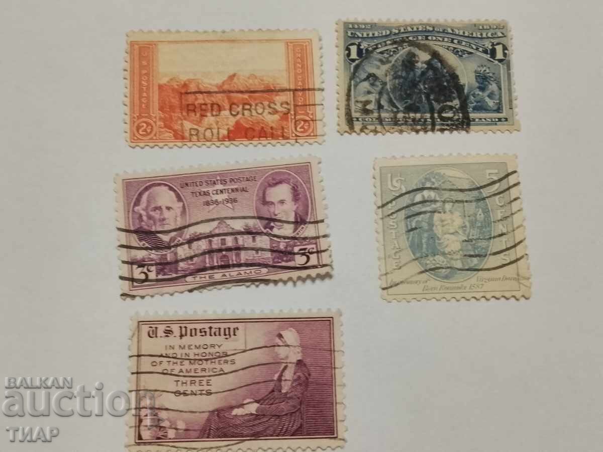 timbre poștale SUA-0,01 cenți